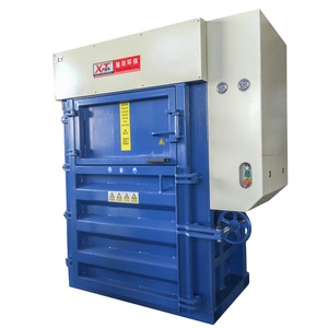 <span class=keywords><strong>Presse</strong></span> à balles verticale pour <span class=keywords><strong>carton</strong></span>, cylindre croisé, faible hauteur, pour déchets de <span class=keywords><strong>carton</strong></span>, papier, film plastique, avec éjection automatique - Product Image 1