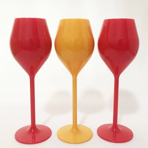 Verres à vin en plastique blanc personnalisés BST en gros 130 ml Logo personnalisé pour coupe à flûte Écologique Durable - Product Image 4