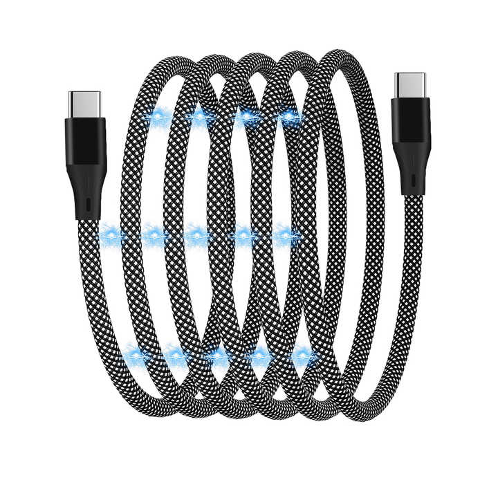 UNIEAN 2.0 Usb to Type c Cable Magnetic PD240W 100W 60W Braided Type C ...
