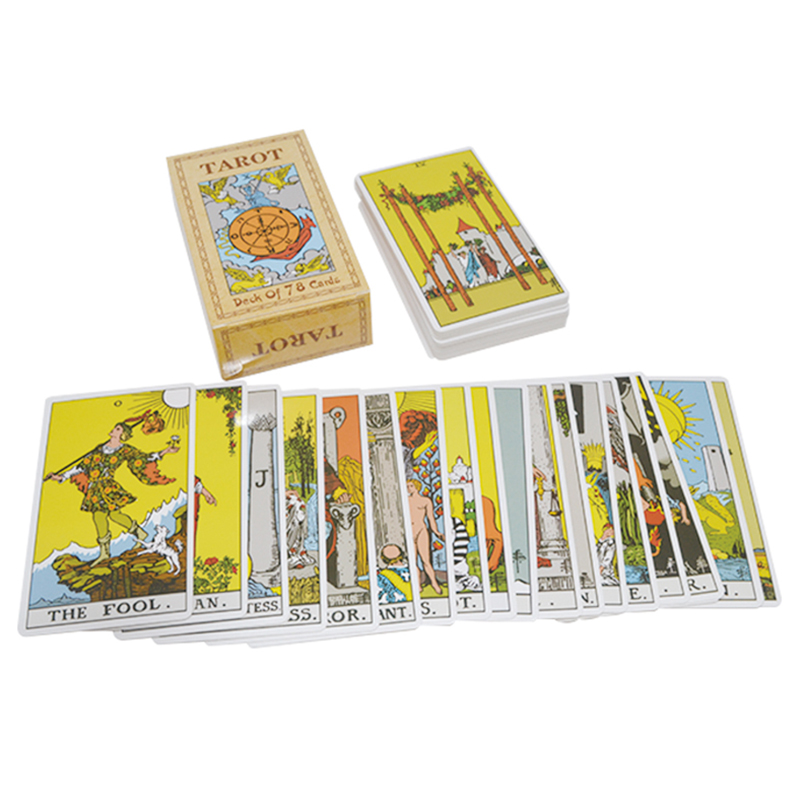 Пользовательский красочный дизайн игральные карты колода Вечеринка игра бумажные карты Таро печать