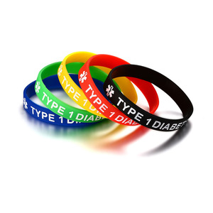 Kaufen Sie benutzer definierte Silikon-Armbänder mit geprägtem Qr-Code-Logo - Product Image 2