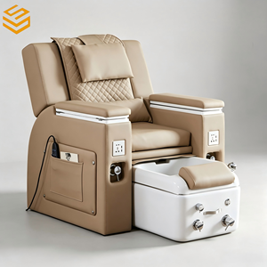 High End Commercial Foot Reflexology Therapy Reclining <b>Chair</b> for Luxury SPA <b>Club</b> and Nail Care Salons - Product Image 3