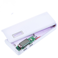 Módulo de Banco de Energía con Doble USB y 5x18650, Caja de Batería para Teléfono Inteligente, Cargador de Teléfono Móvil, Carcasa para DIY