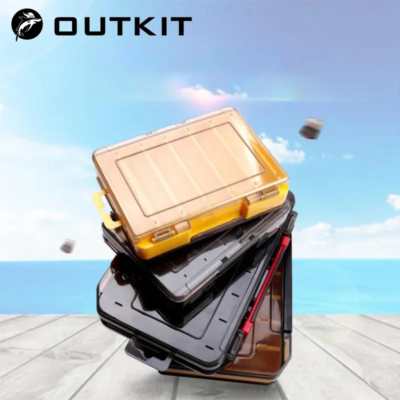 1 Double Sided Fishing Tackle Box 12/14 Compartment Lure Hook Fishing Bait  Lure Hook Storage Box Storage Box Multi-function| Alibaba.com