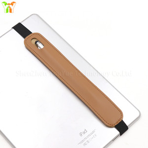 Estuche para lápices de cuero PU sencillo, portalápices con hebilla elástica de goma, funda para libro, cuaderno, Clip para bolígrafo, papelería portátil, bolsa para bolígrafos - Product Image 3