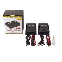 Répulsif électronique pour animaux sous le capot, lumière stroboscopique de rat ultra sonique, garde les souris loin de la prévention des parasites de la voiture pour automobile 12V