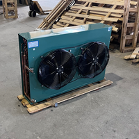 Pendingin Udara Kondensor Freezer Kipas Ganda AOXIN |   Kapasitas Pendinginan 18.9kW, Unit Kondensor Pendingin Udara Area 49, Pipa Tembaga
