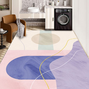 Alfombra de PVC para Balcón con Patrón Geométrico, Impermeable y Fácil de Limpiar, para Uso en Exteriores - Product Image 3