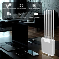 Punto de Acceso Inalámbrico Meiweisi de Alta Potencia AX3000 WIFI6, Repetidor de Router, AP de Malla de Largo Alcance para Exteriores, Wave2 4x4 MU-MIMO Empresarial