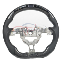Volant en cuir en fibre de carbone pour Kia Forte Cerato Rio Stinger Optima