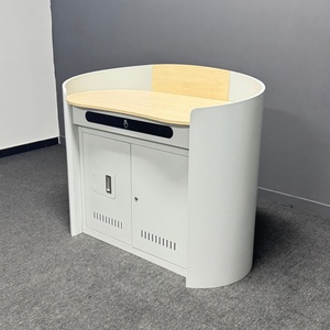Okul tasarımları öğretim podyum elektrikli asansör podyum multimedya Rostrum podyum - Product Image 6