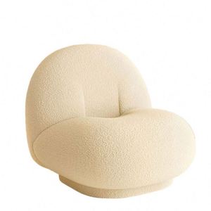Canapé de relaxation pivotant individuel à <span class=keywords><strong>prix</strong></span> de gros, fauteuil ergonomique pivotant en fausse fourrure de mouton - Product Image 4