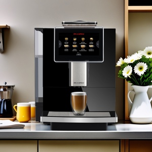เครื่องชงกาแฟอัตโนมัติ Dr.Coffee แบบเมล็ดกาแฟสู่ถ้วย พร้อมหน้าจอสัมผัส ระบบทำความสะอาดตัวเอง เครื่องชงกาแฟสำหรับร้านกาแฟ - Product Image 1