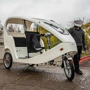 מונית Velo חשמלי שלוש גלגל מחזור מנוע 1000w rickshaw חשמלי ריקשו חשמלי