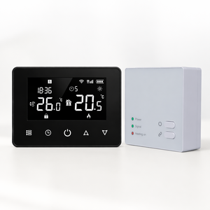 <span class=keywords><strong>Thermostat</strong></span> mural programmable hebdomadaire 220V à radiofréquence pour chaudière à gaz et <span class=keywords><strong>chauffe</strong></span>-<span class=keywords><strong>eau</strong></span>, écologique, pour cuisines et hôtels - Product Image 1