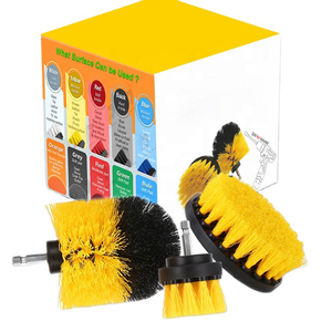 3-Piece Electric Drill Wheel Cleaning <strong>Brush</strong> Set Power Scrubber <strong>Brushes</strong> <strong>for</strong> <strong>Car</strong> <strong>Wash</strong> Use - Product Image 1