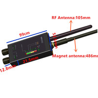 Détecteur de signal RF M8000, détecteur d'espionnage, traqueur GPS, scanner de caméra espion laser IR