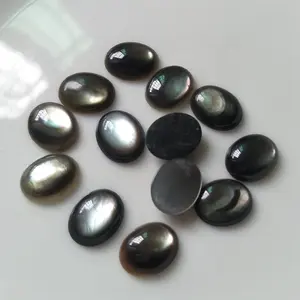 Nacre naturelle coquille MOP cabochon ovale perles de pierres précieuses pour la fabrication de bijoux incrustation accessoires