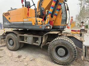 Excavatrice sur roues Hyundai 210W-9t de 21 tonnes, d'origine coréenne, modèle R210W, pelle mobile hydraulique - Product Image 3