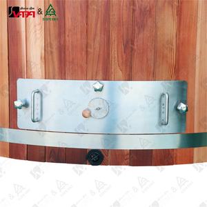 Vapasauna Fabricante Diseñado Bañera de hidromasaje de acero inoxidable para 5 personas <span class=keywords><strong>Oasis</strong></span> Jardín de madera de cedro rojo Bañera de hidromasaje - Product Image 5