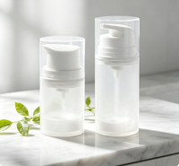 Flacon vide en gros pour lotion sous vide 30-150ml, finition givrée, emballage cosmétique pour nettoyant visage/crème/lotion