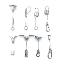 1.0mm 1.5mm Plafond de Fixation En Acier Inoxydable Pince-Fil Câble Pour Élèvent des Lumières Acoustique Plafond Suspension Ki