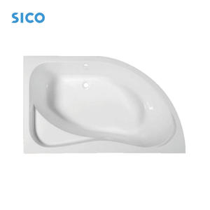 Bain à remous d'angle compact en acrylique écologique, portable et encastrable, pour <span class=keywords><strong>intérieur</strong></span> et extérieur, idéal pour la relaxation – Offre spéciale - Product Image 2