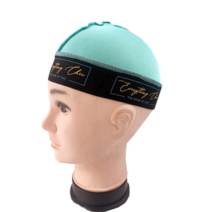 Chapeau de vague en polyester de compression élastique de haute qualité Conception personnalisée Casquette de vague en spandex pour hommes - Product Image 2