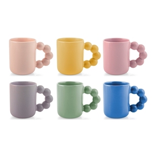 Single Mug Pop <b>Cup</b> Assorted Colors 290Cc <b>Ceramic</b> <b>Cups</b> - Product Image 1