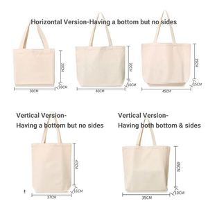 Sac fourre-tout en toile de coton réutilisable, écologique, de haute qualité, personnalisable et portable avec poignée en corde DLBZ - Product Image 3