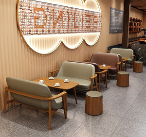 Bàn Ghế Ăn Gỗ Thiết Kế Nhà Hàng OEM Gian Hàng Ghế Ngồi Nhà Hàng - Product Image 2