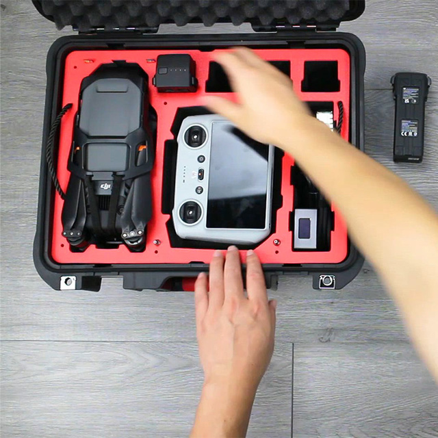 Waterproof Hard Carrying Hard Case High Density Case Storage Tools Drone Camera Notebook Packaging Tool Foam Inlay