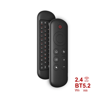 Vente en gros Nouvelle souris aérienne M5 BT 2.4G Mode double infrarouge Télécommande intelligente pour TV avec 7 rétroéclairages pour Android Décodeur