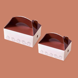 Biểu Tượng Tùy Chỉnh Thức Ăn Nhanh Bao Bì Phân Hủy Sinh Học Bánh Burger Bao Bì Cookie Bánh Mì Nướng Gà Chiên Thực Phẩm Để Đi Hộp Với Xử Lý - Product Image 2