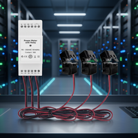 Módulo Medidor de Energía Trifásico de Cuatro Hilos Multicanal JSY-MK-333G con Comunicación RS485, Pantalla Digital, Precisión del 1.0%