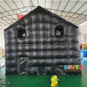 18x15ft PVC Logo Douanes Gonflable Disco Tente pour <span class=keywords><strong>Location</strong></span> Comercial Noir Air Cube Tente Grande Discothèque Disco Party Tente AS5333 - Product Image 5
