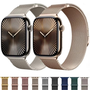 Correa Milanesa Metálica para <span class=keywords><strong>Apple</strong></span> <span class=keywords><strong>Watch</strong></span> Band Ultra 3/2 49mm 11 10 9 8 7, Brazalete Magnético para iWatch 6 5 4 SE2 46mm 45mm 41mm 44mm <span class=keywords><strong>40mm</strong></span> - Product Image 1