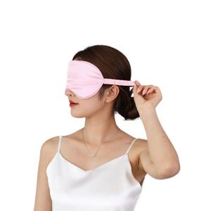 Masque de sommeil en soie lisse pour les yeux, idéal pour les voyages, promotion prix usine, cadeaux d'entreprise - Product Image 5