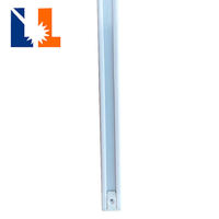Système de rail d'alimentation LED réglable DC12V/24V avec connecteur magnétique 1m 1.5m 2m, utilisé pour l'éclairage d'affichage et les tubes lumineux d'étagère