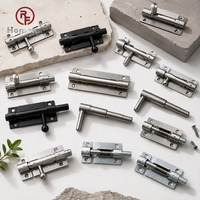 Loquet à ressort coulissant robuste en acier inoxydable galvanisé résistant à la corrosion pour porte, verrouillable, quincaillerie personnalisable