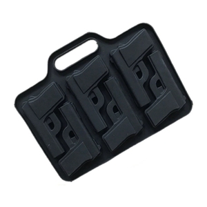 Moule à glaçons en silicone moderne <span class=keywords><strong>de</strong></span> qualité alimentaire, en forme <span class=keywords><strong>de</strong></span> petit pistolet, écologique, pour bricolage, outils <span class=keywords><strong>de</strong></span> pâtisserie - Product Image 4