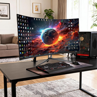 Joli design 240HZ 38.5 pouces écran incurvé jeu 16:9 19 24 27 38 pouces moniteur de courbe pour joueur de sport électronique