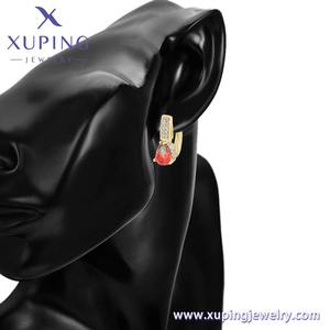 XUPING-pendientes de aro de novia bohemios, accesorios de fabricación de joyería <span class=keywords><strong>nacional</strong></span>, 14K, color dorado, diamantes de imitación, A00916724 - Product Image 6