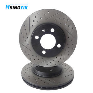 ดิสก์เบรกแผ่นคาร์บอนแผ่นคาร์บอนด้านหลังสำหรับรถแข่ง VW ประสิทธิภาพ6N0615301D - Product Image 5