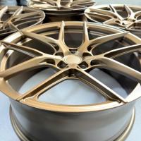 Rines Forjados Personalizados de 19-22 Pulgadas, 1 Pieza, en Bronce Mate, Aleación de Aluminio 6061-T6, Estilo HF5 para BMW G20 G30 G42 M240i