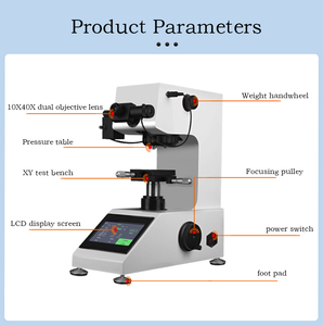 Testeur de dureté <span class=keywords><strong>Rockwell</strong></span> électronique portable 220V équipement d'essai de dureté de petites pièces avec garantie de 1 an - Product Image 3