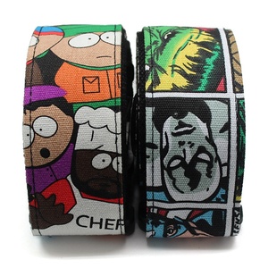 Sangle <span class=keywords><strong>de</strong></span> guitare électrique en <span class=keywords><strong>toile</strong></span> coton <span class=keywords><strong>spiderman</strong></span> à motif d'animation respirante double couche bon marché accessoires <span class=keywords><strong>de</strong></span> guitare - Product Image 2