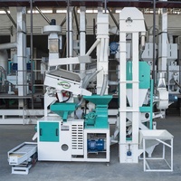 Petit moulin à riz automatique moderne, Machine à éplucher le riz, Machine complète de fraisage et de polissage du riz, 20 tonnes par jour