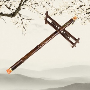 <span class=keywords><strong>Flauta</strong></span> Transversal para Principiantes, Sin Fundación, de Bambú Amargo, Instrumento Tradicional Chino, Diseño de Orificios Abiertos, Alto C - Product Image 1