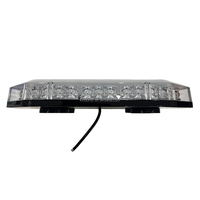 14 Zoll Bernsteinfarbene Mini-Notfall-Lichtleiste ECE R65 R10 SAE J845 Zulassung Auto-Dach Magnetische Befestigung TBD7203